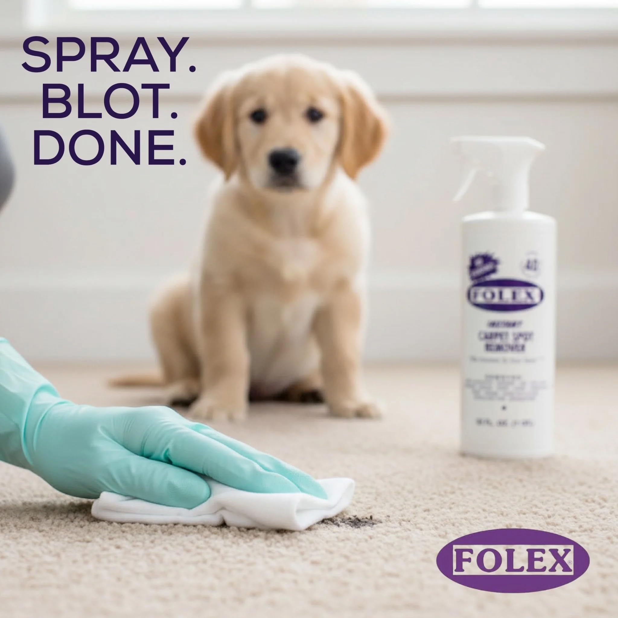 Red wine stain removed by FOLEX from fabric without residue