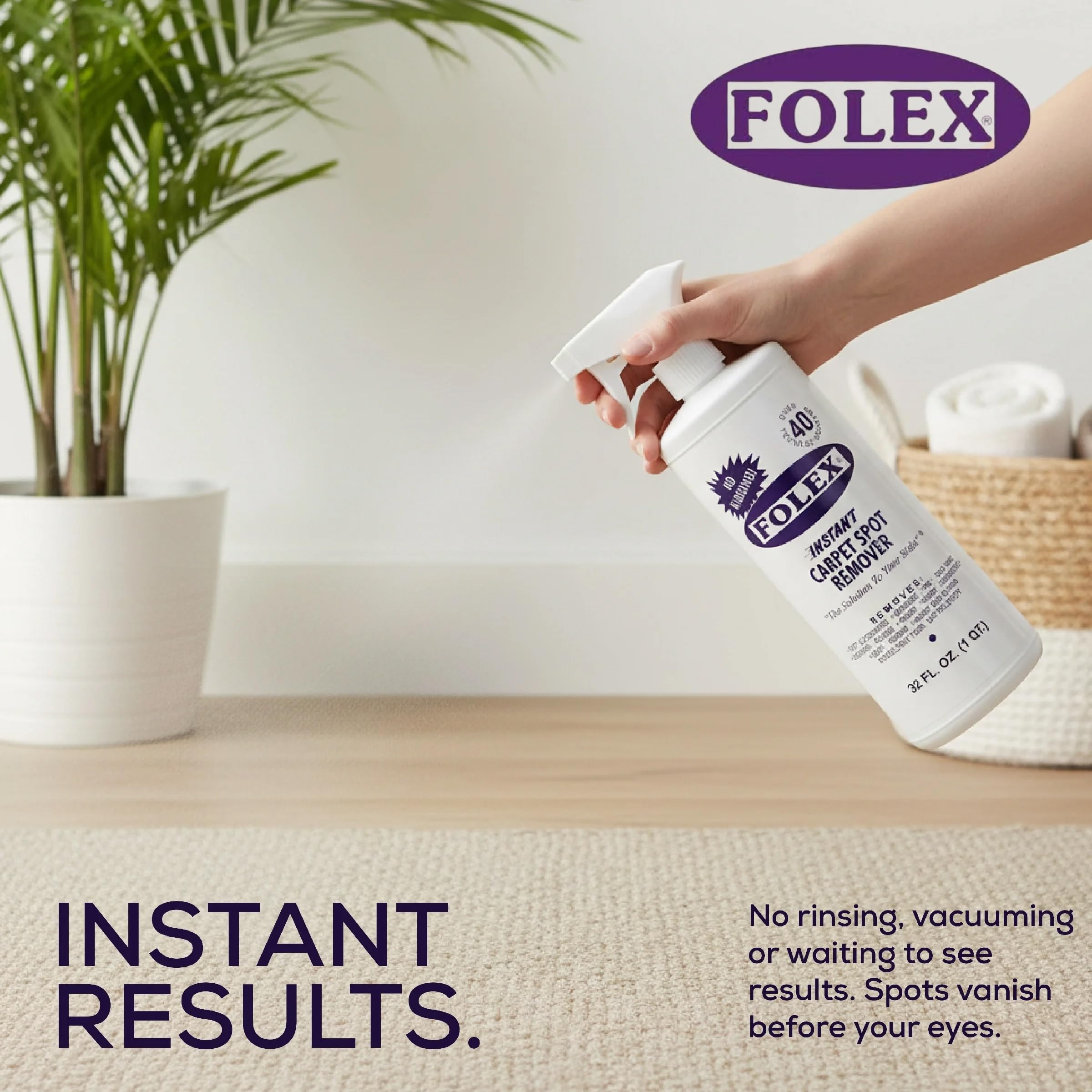 FOLEX stain remover safe around kids and pets when used as directed