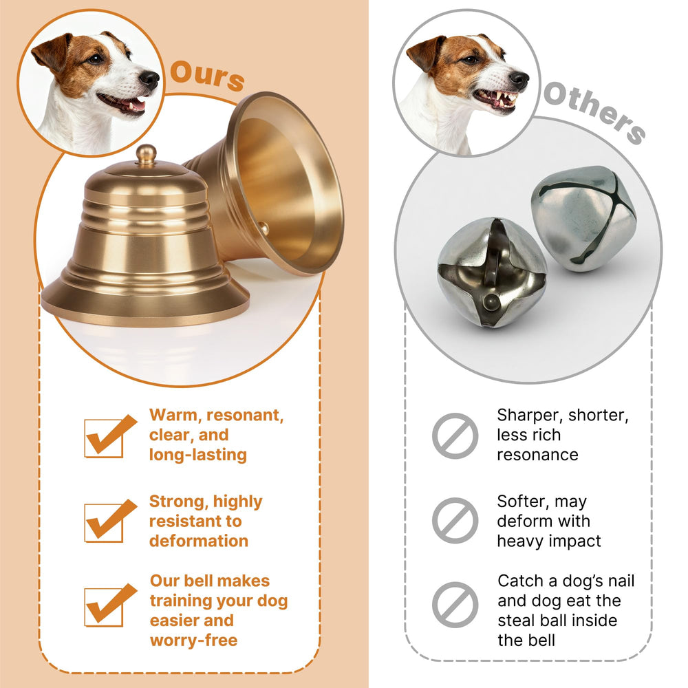 Adjustable length shown with doorway to fit various dog sizes.