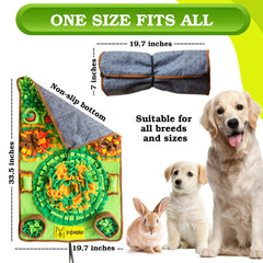 FOMINI Snuffle Mat challenges smart dogs with puzzle style playtime