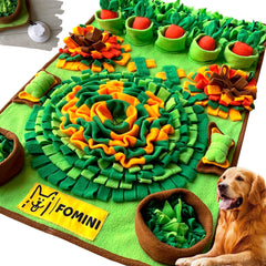 FOMINI Snuffle Mat enhances meal time enrichment for dogs