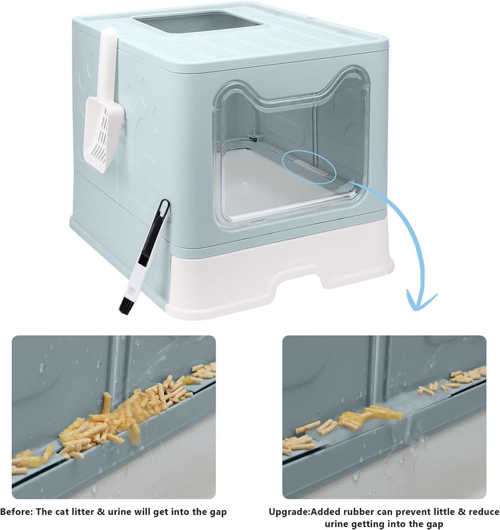 Fophop large hollow-pedal helps shake off litter and protect cat paws.
