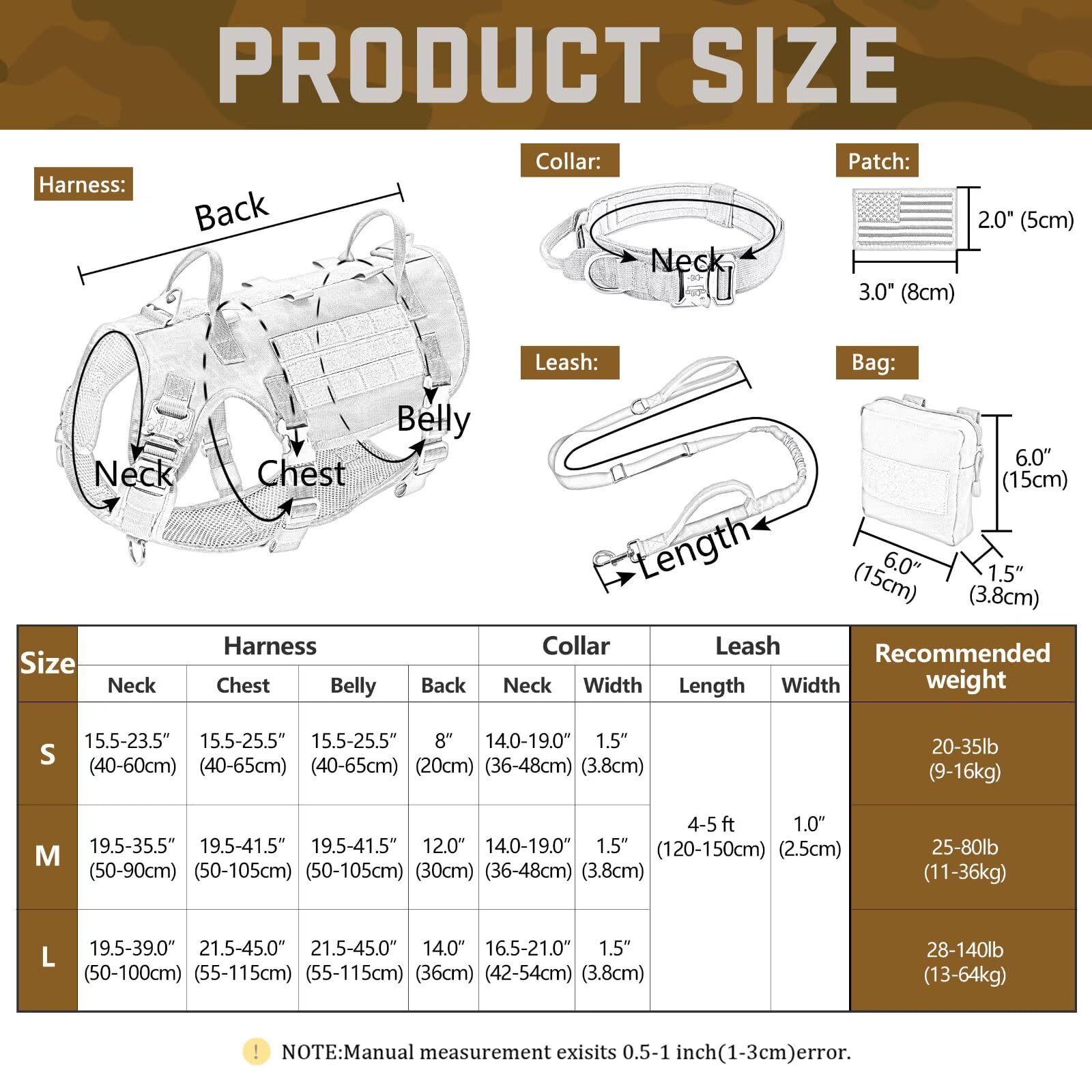 Forestpaw 1000D nylon construction emphasizes durable, rugged use.