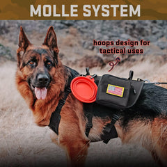 Forestpaw tactical collar foldable handle provides quick grip and secure control.