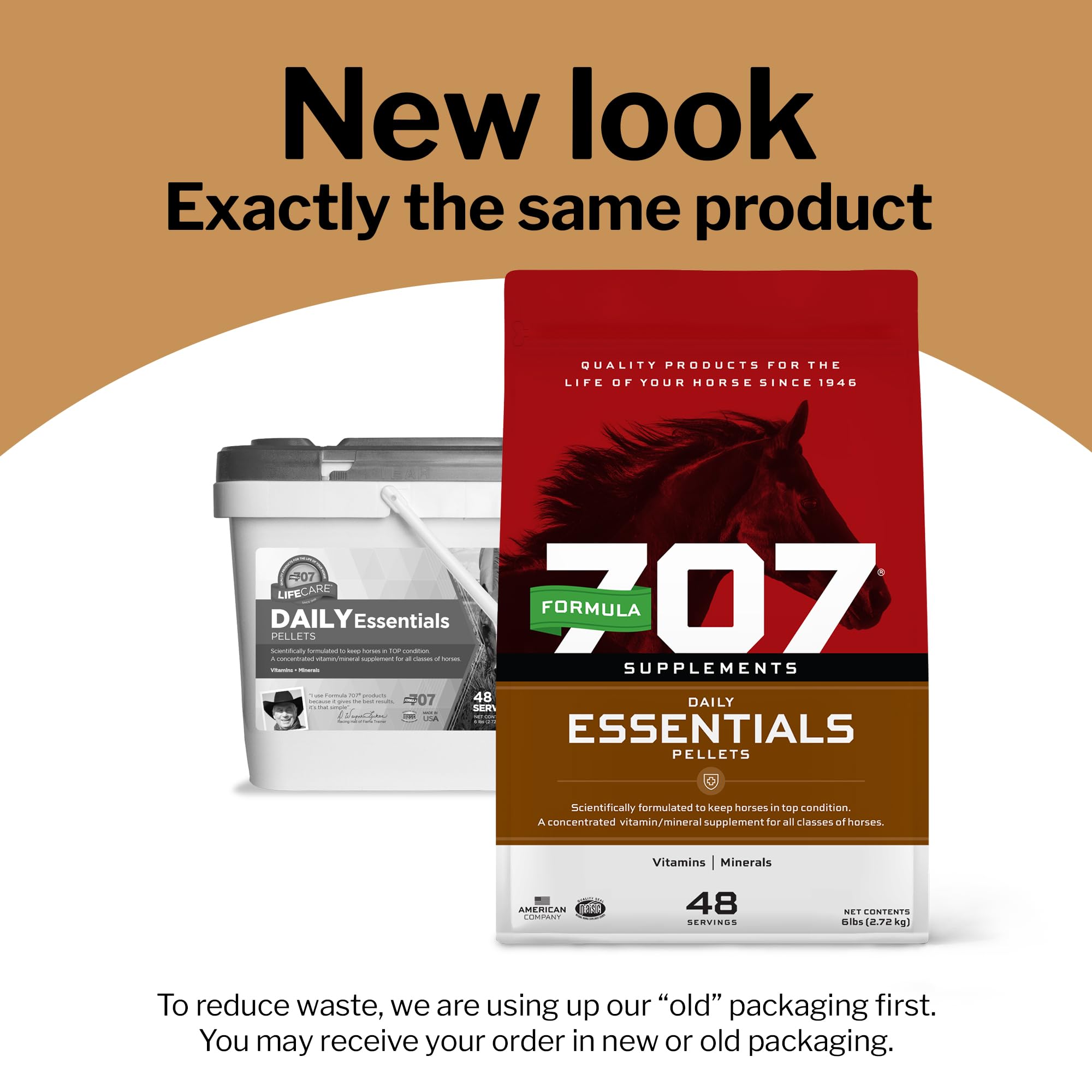 Formula 707 daily essentials pellets close-up highlighting palatable texture for easy feeding