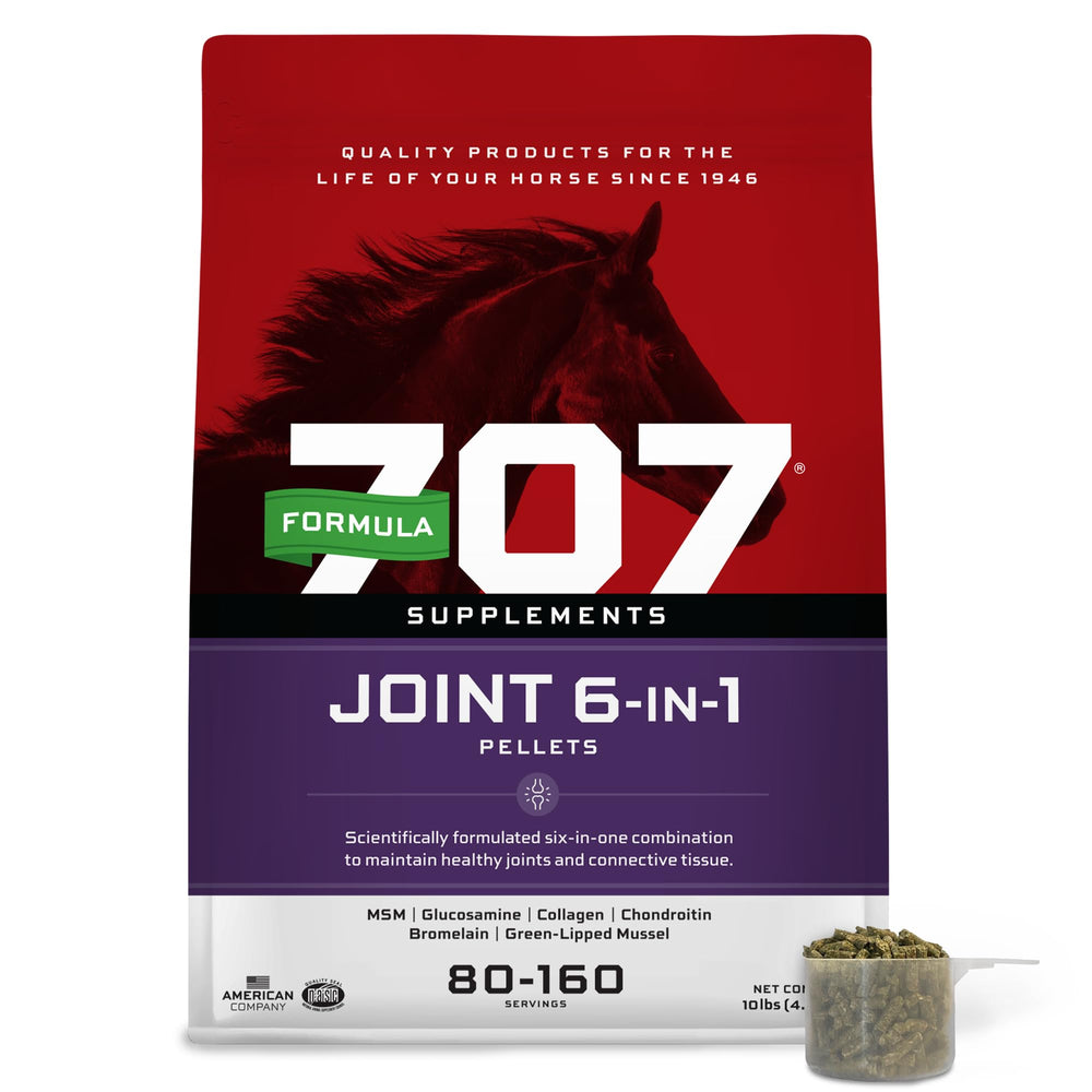 Formula 707 Joint 6in1 pellets in alfalfa-wheat base for joint support