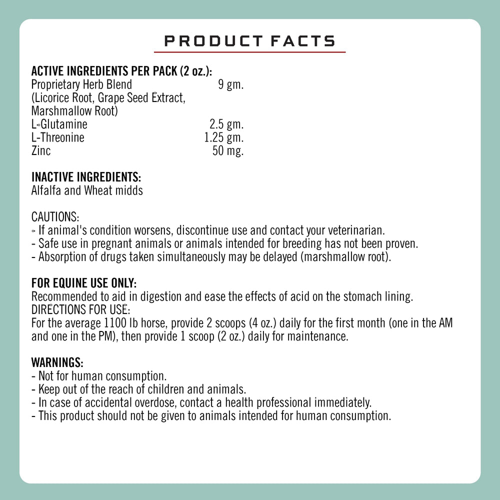 Formula 707 ULZERless two-scoop serving illustration