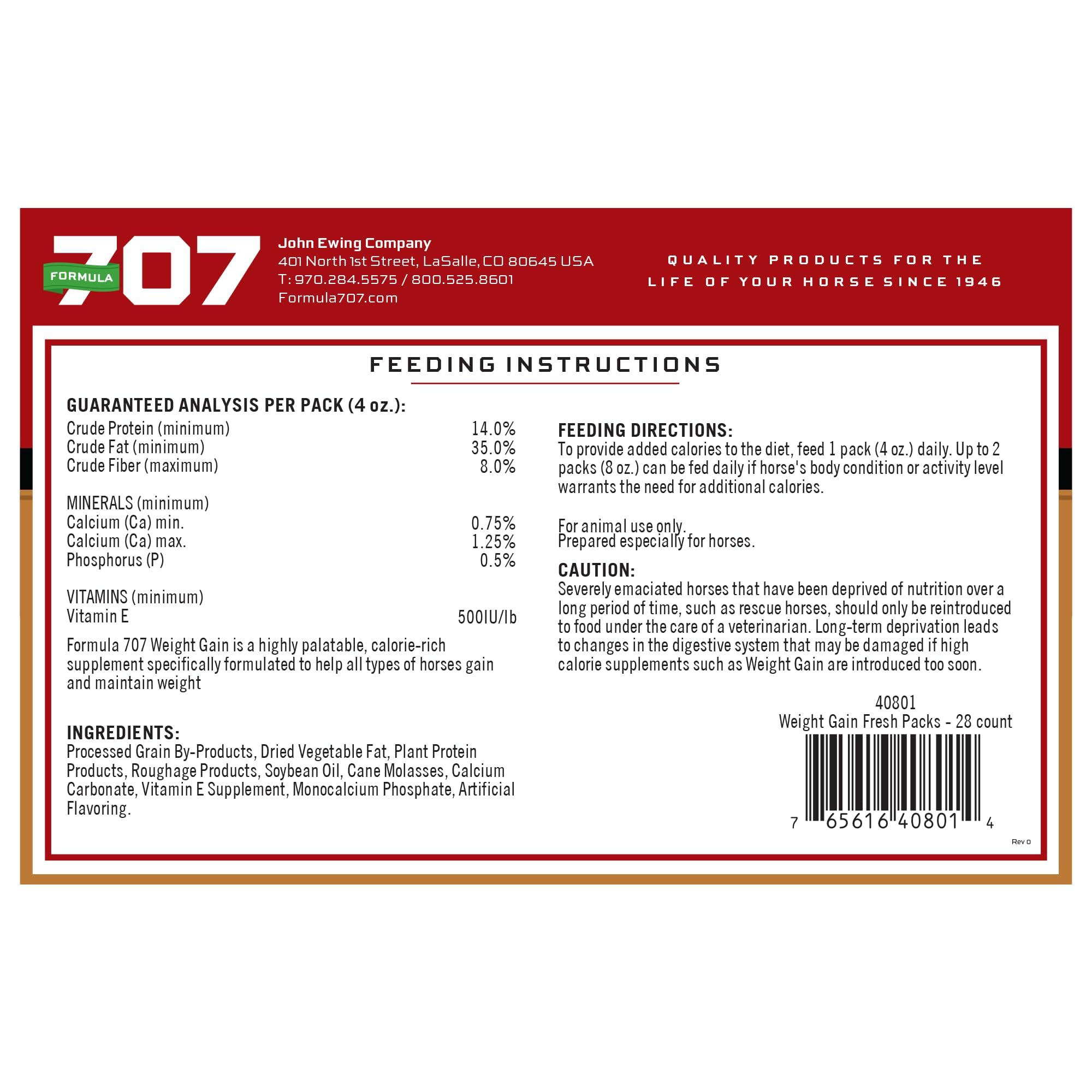 Formula 707 Weight Gain equine feeding scene shows horses benefiting from calorie-rich supplement.