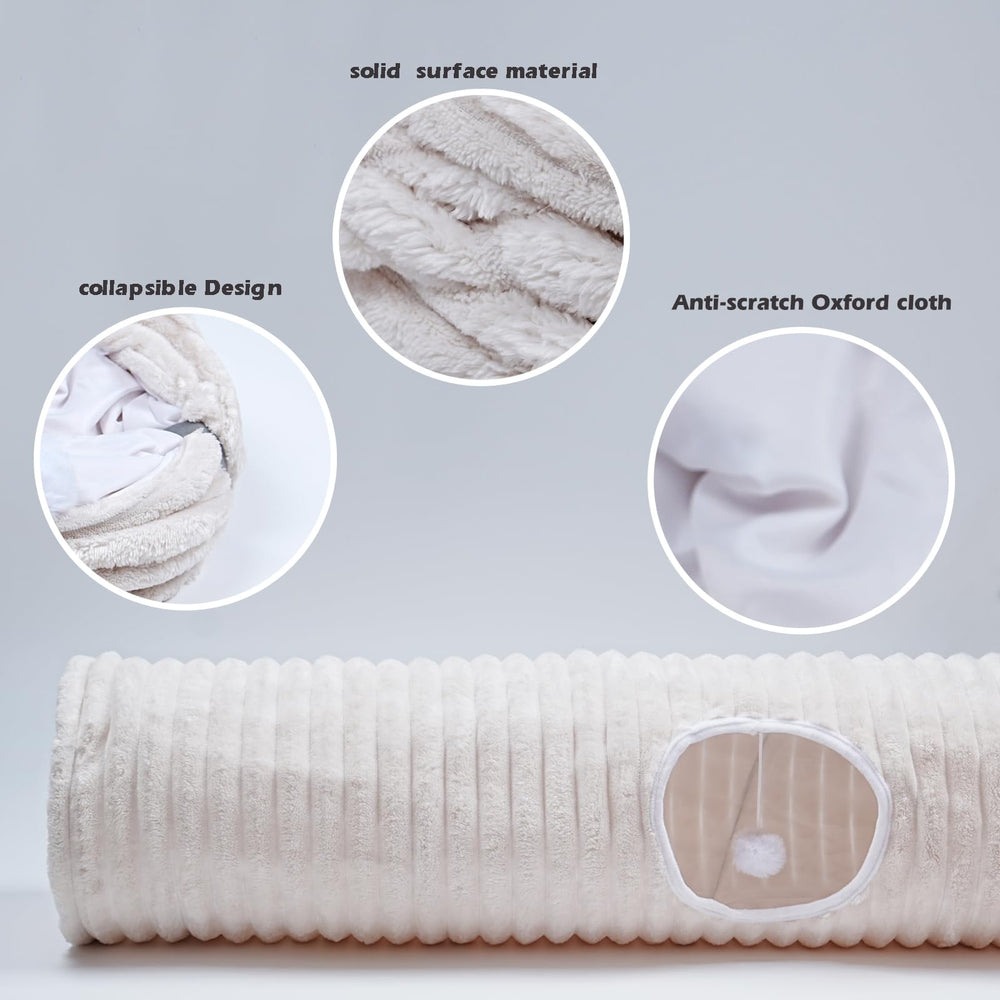 FORMYCATIE Soft plush material with crinkle lining and glow accents for tactile fun.