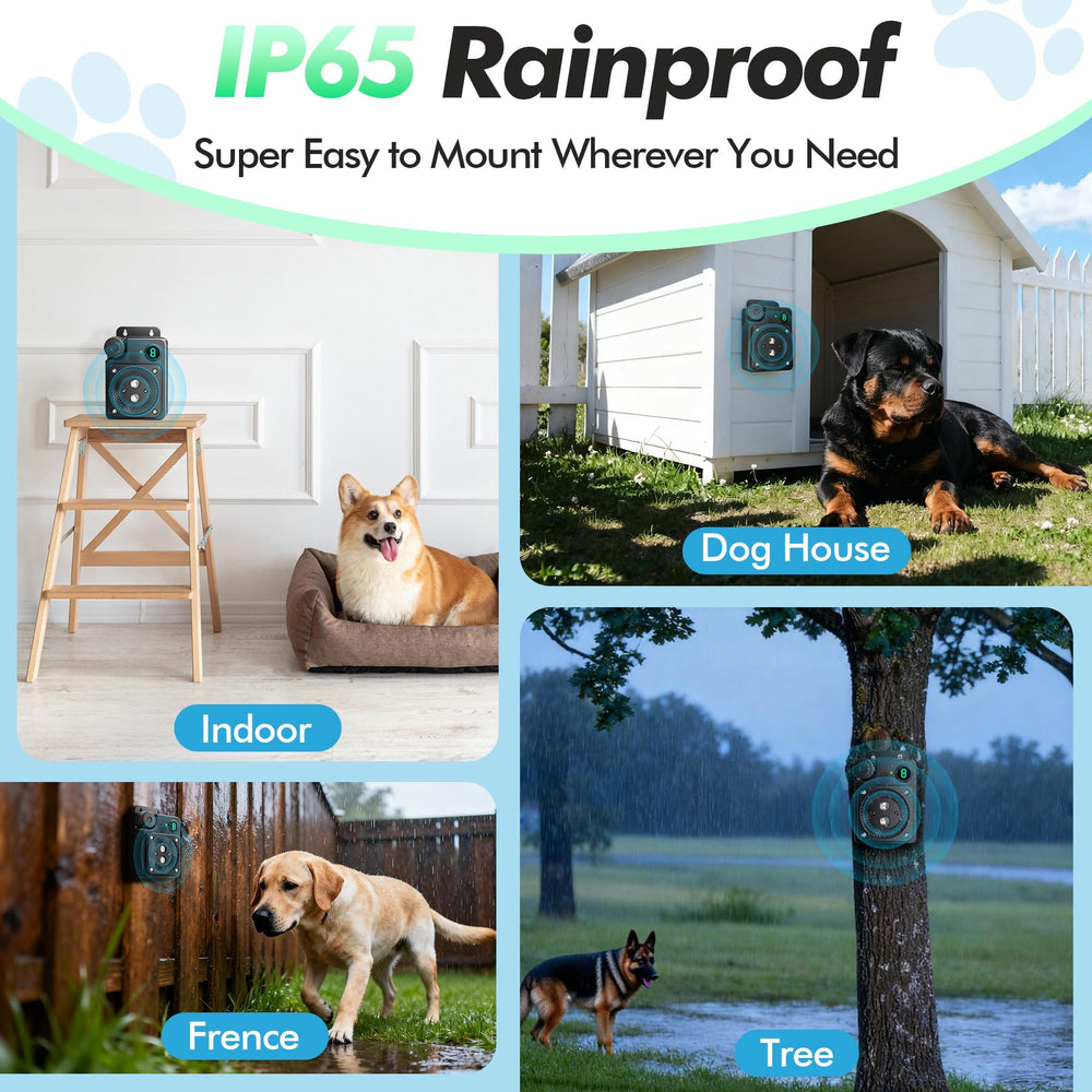FORNIHE long-range bark deterrent supports quiet evenings in the yard