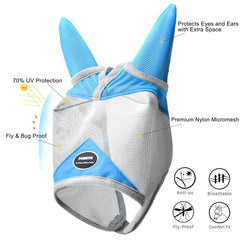 Fornyk mask delivers up to 70% UV protection for eyes and ears