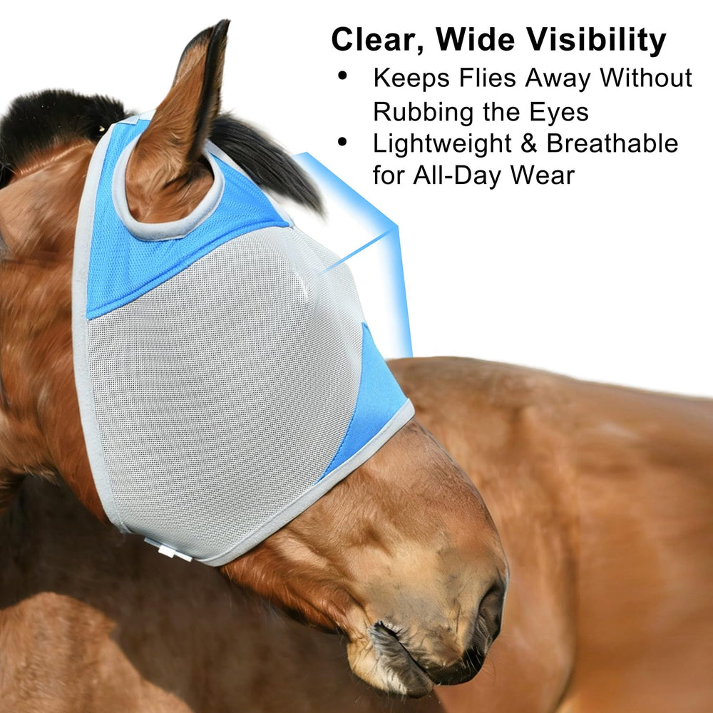 Fornyk secure-fit double-locking strap keeps the mask in place during movement.