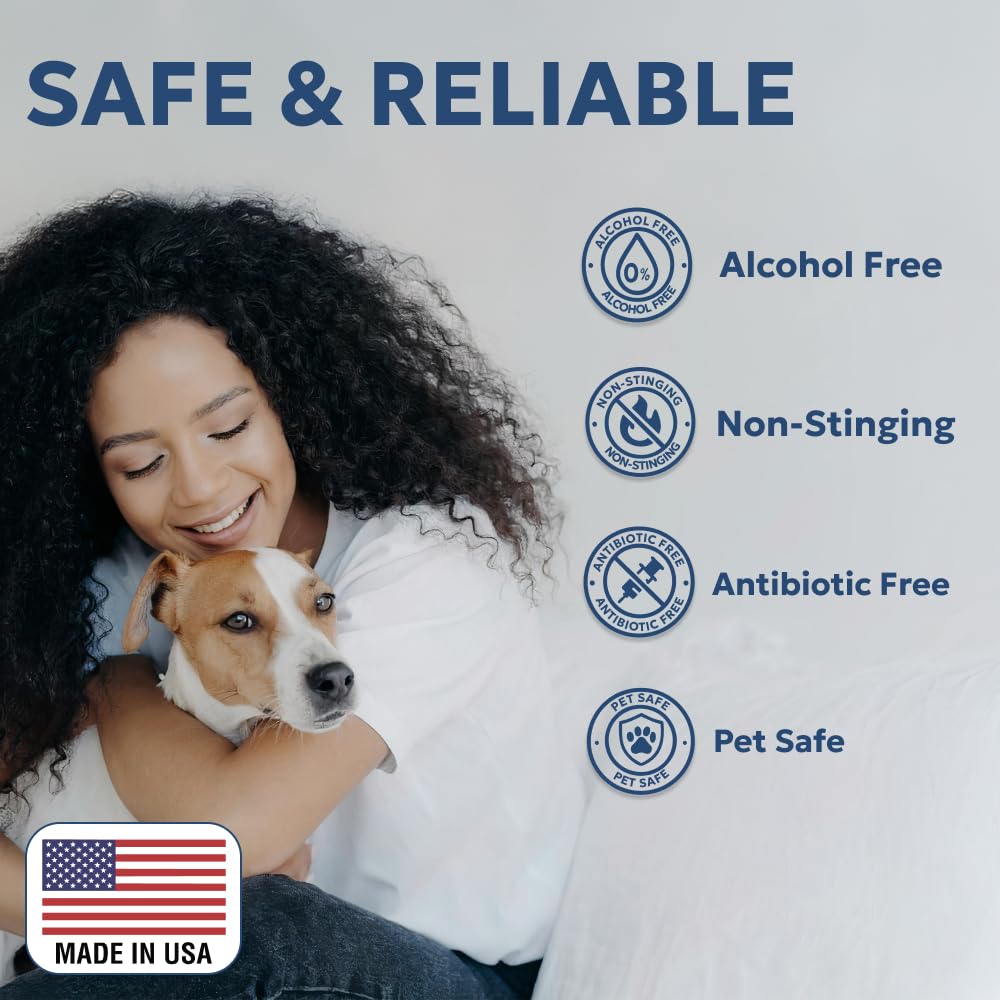 Forticept Maxi-Wash gentle spray supports calm skin care sessions