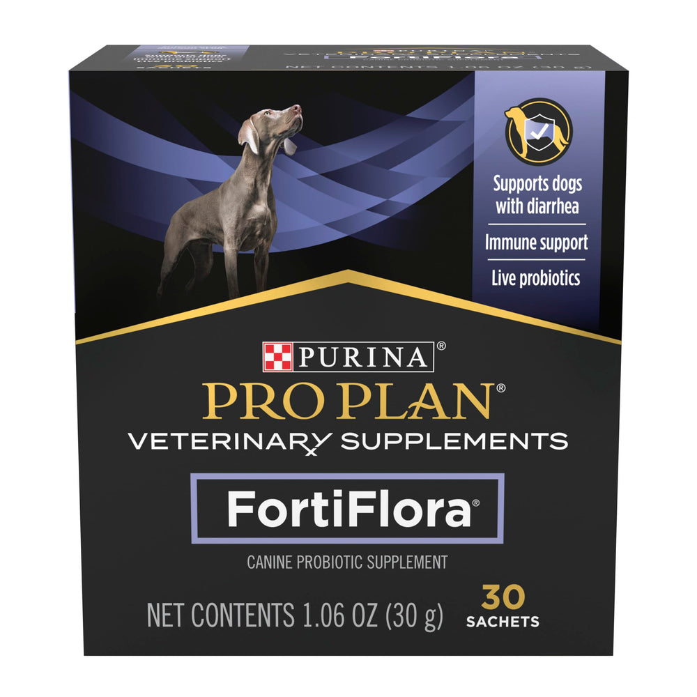 FortiFlora dog probiotic powder scoop for precise daily servings