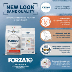 Forza10 cat cranberries and dandelion ingredients close-up highlighting kidney-friendly botanicals