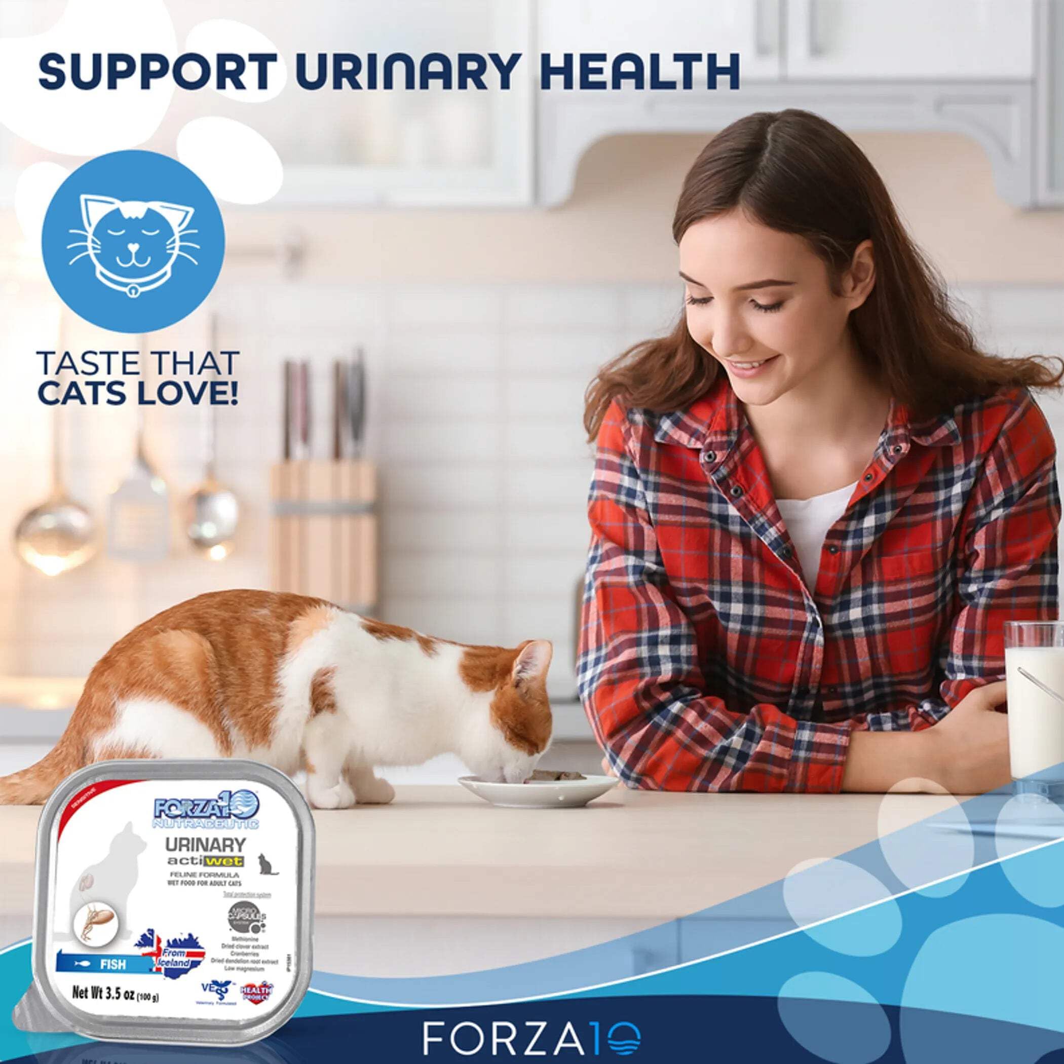 Forza10 cranberry and dandelion blend supports urinary health and digestion.