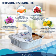 Forza10 Italy-made cat food highlights vet-approved UTI support.