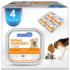 Forza10 kidney-support wet dog food lamb; 4-pack for kidney-conscious meals