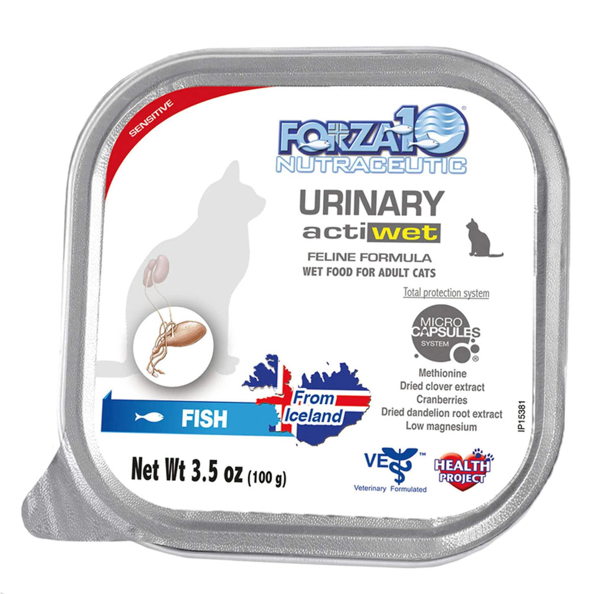 Forza10 urinary-health salmon wet cat food supports urinary wellness for adult cats.