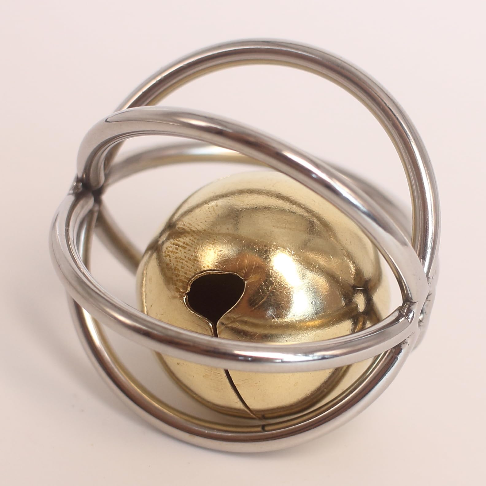 Fosrion brass bell inside the ball adds engaging sounds for curiosity.