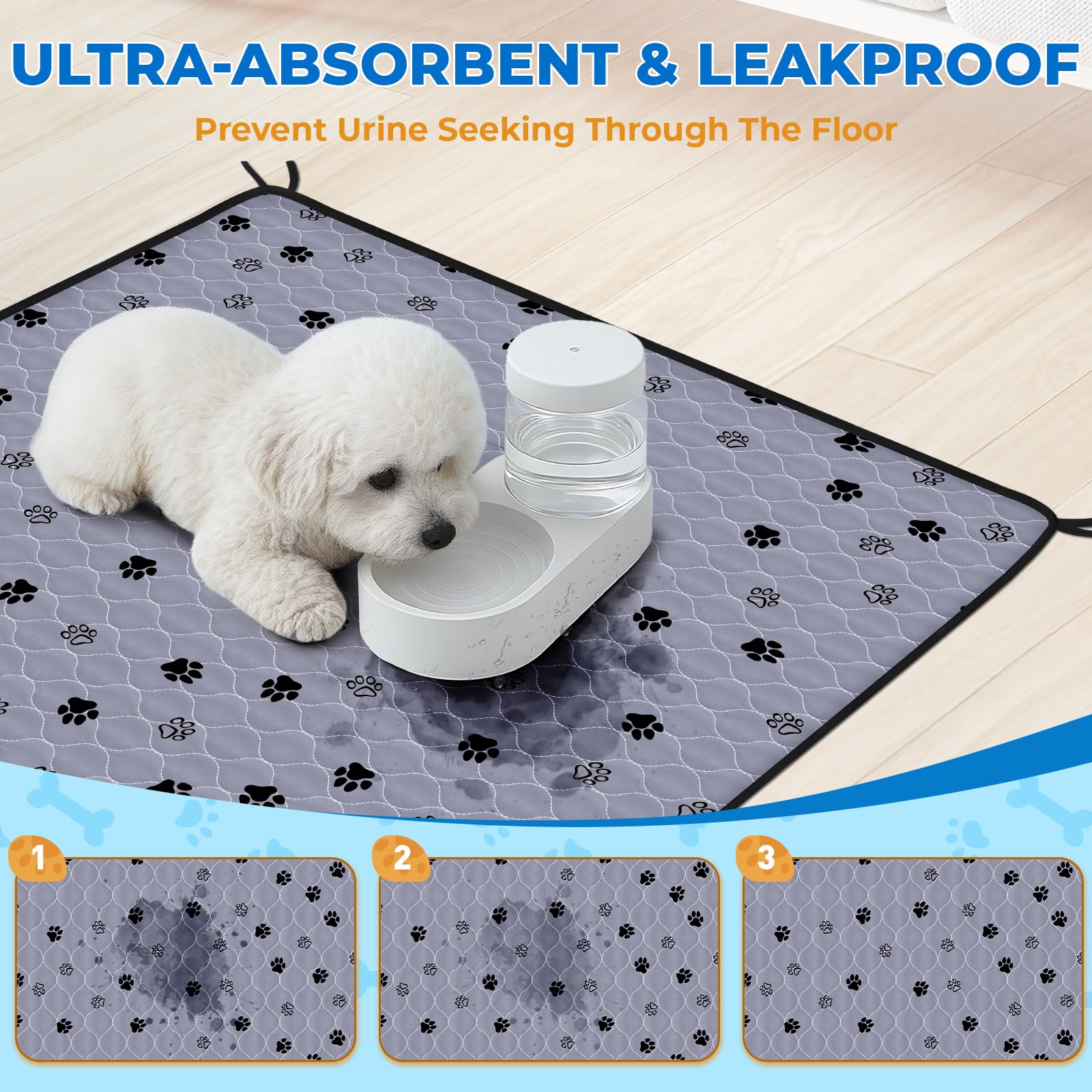 Fostanfly leak-proof TPU layer protects floors from accidents.