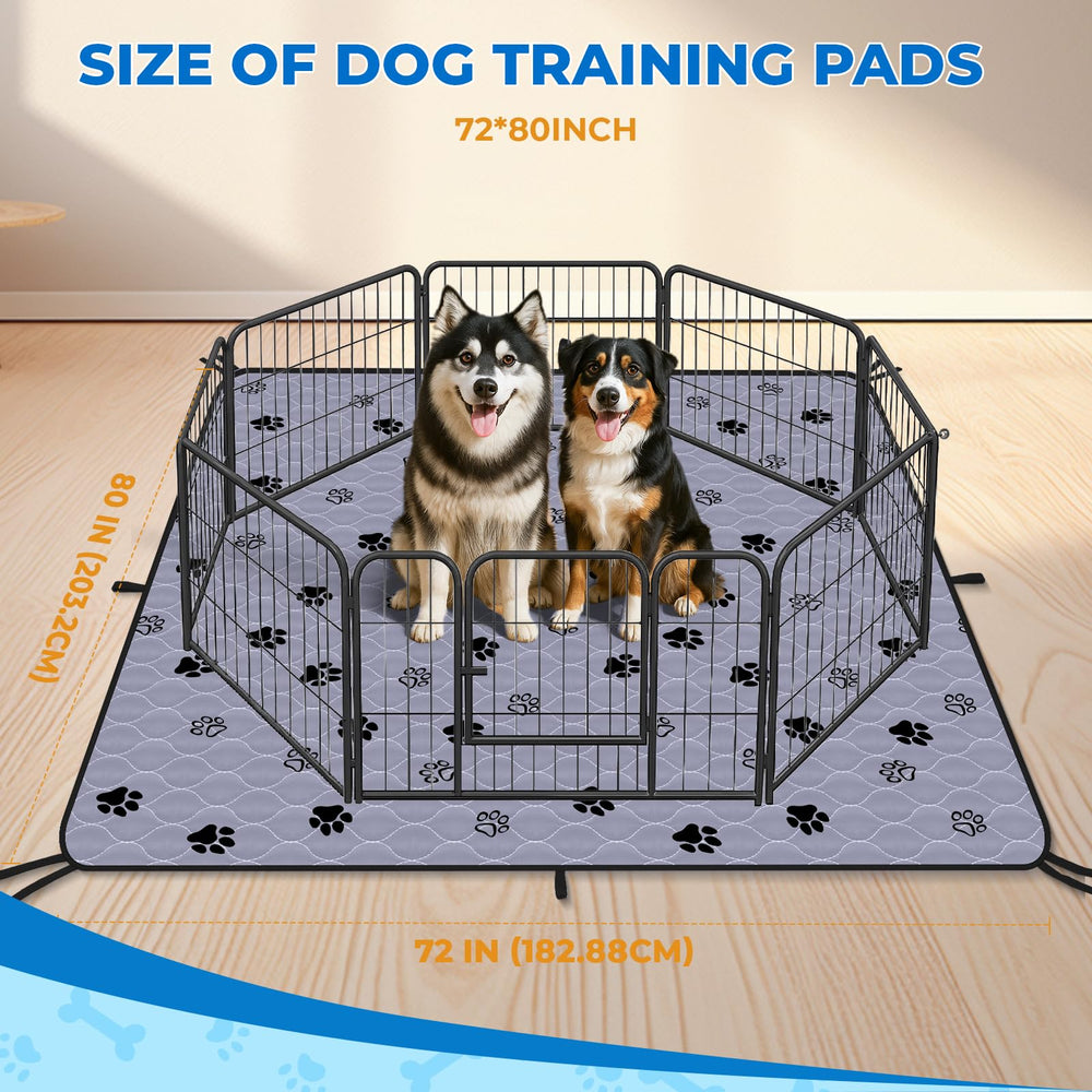 Fostanfly pad with non-slip bottom to stay in place on floors.
