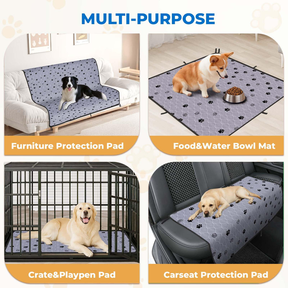 Fostanfly soft quilted top layer provides gentle surface for pets.