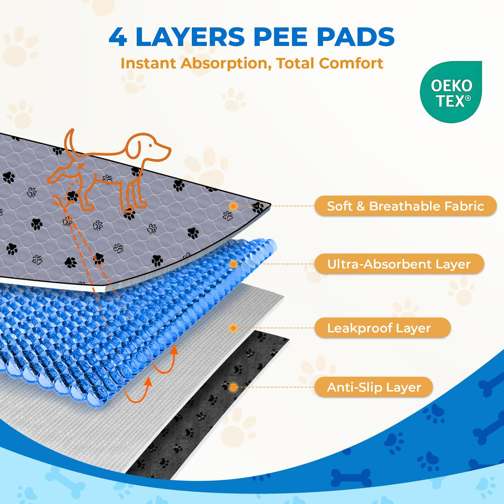 Fostanfly soft quilted top provides gentle contact for sensitive paws.