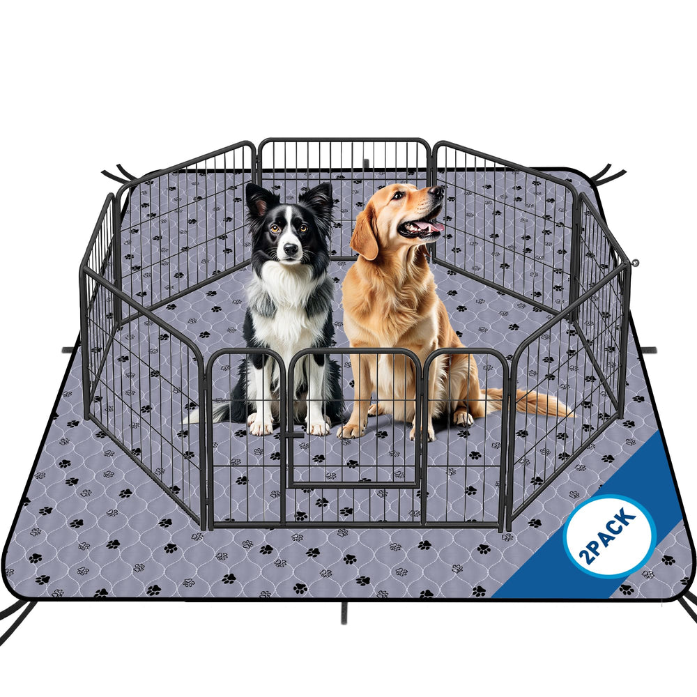 Fostanfly washable pee pad 72x72 two-pack for reusable potty training on floors.