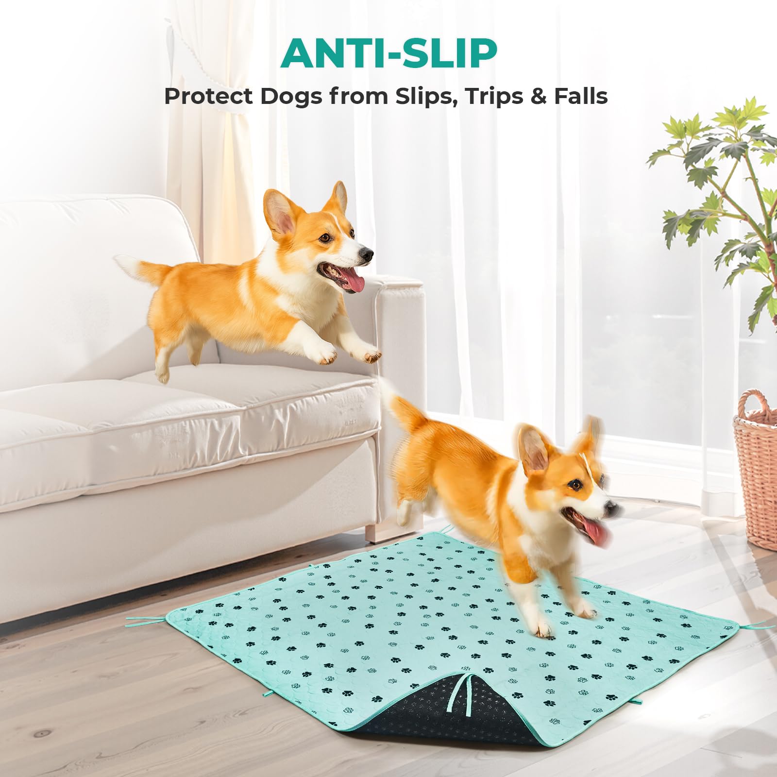Fostanfly pad features anti-slip bottom for stable placement.