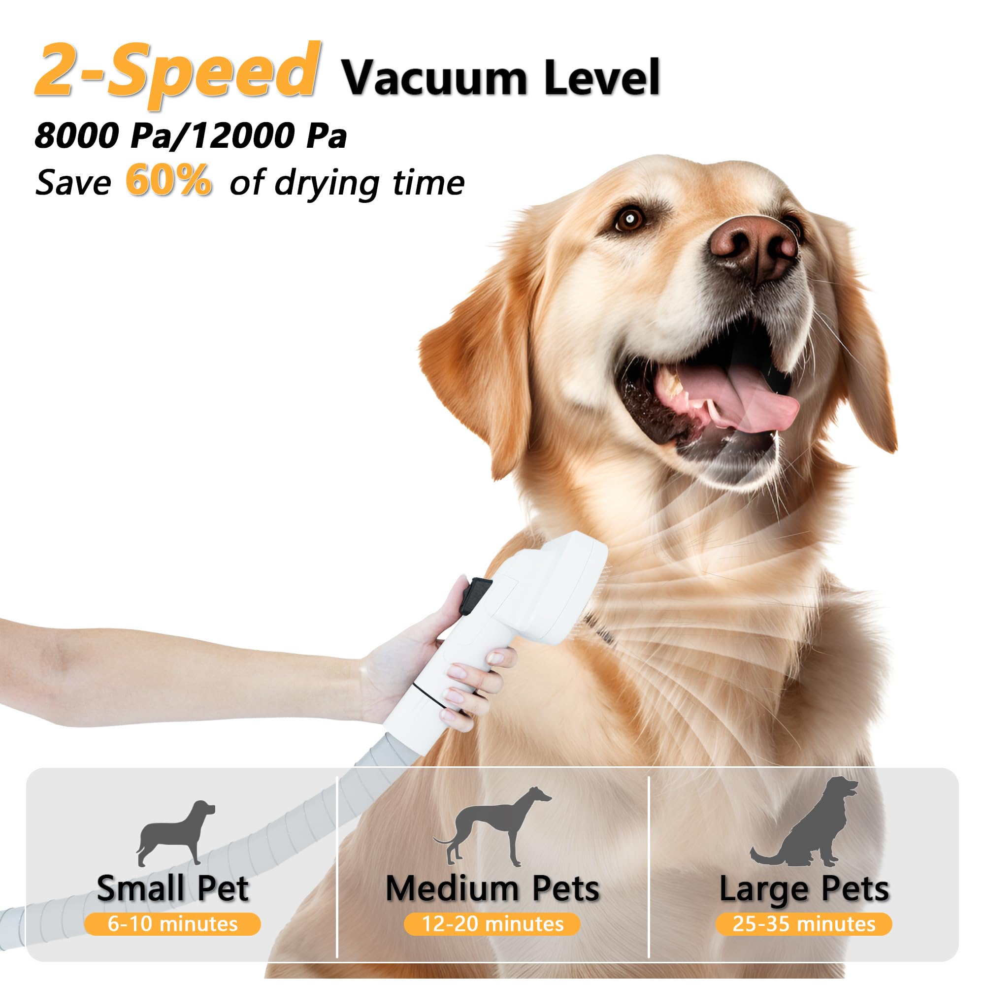 FOTING 1.5L dust cup for easy emptying and quick cleanup.