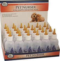 Four Paws Nurser Bottle 2oz pack for easy feeding of puppies, kittens, and small pets