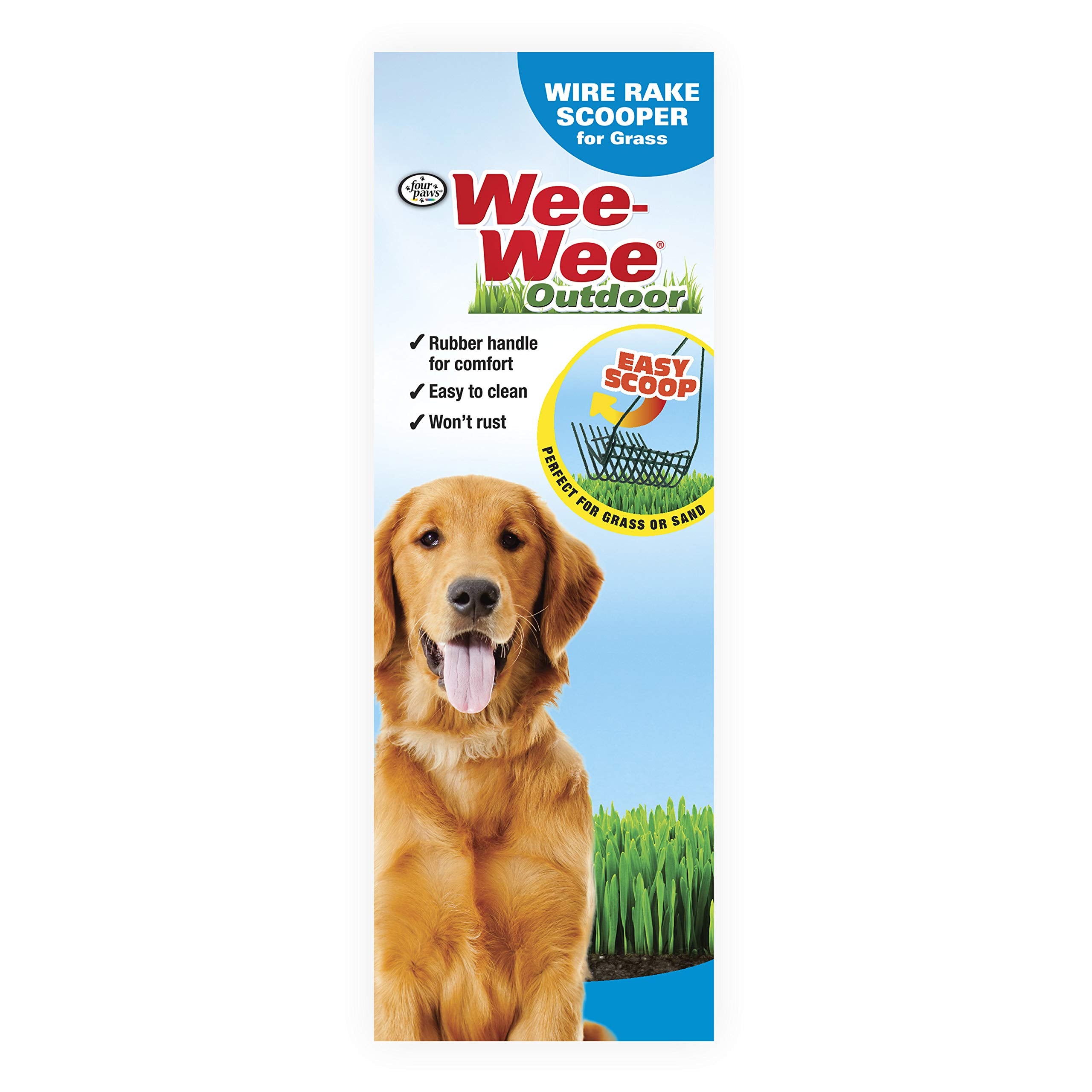 Four Paws outdoor cleanup tool set shown for quick waste collection.