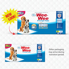 Four Paws Wee-Wee pad features 6-layer absorbent technology for moisture control.