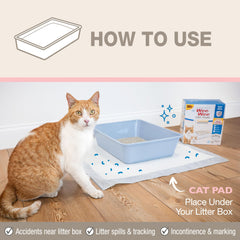 Four Paws Wee-Wee cat pad Floor Armor leak-proof protection for floors
