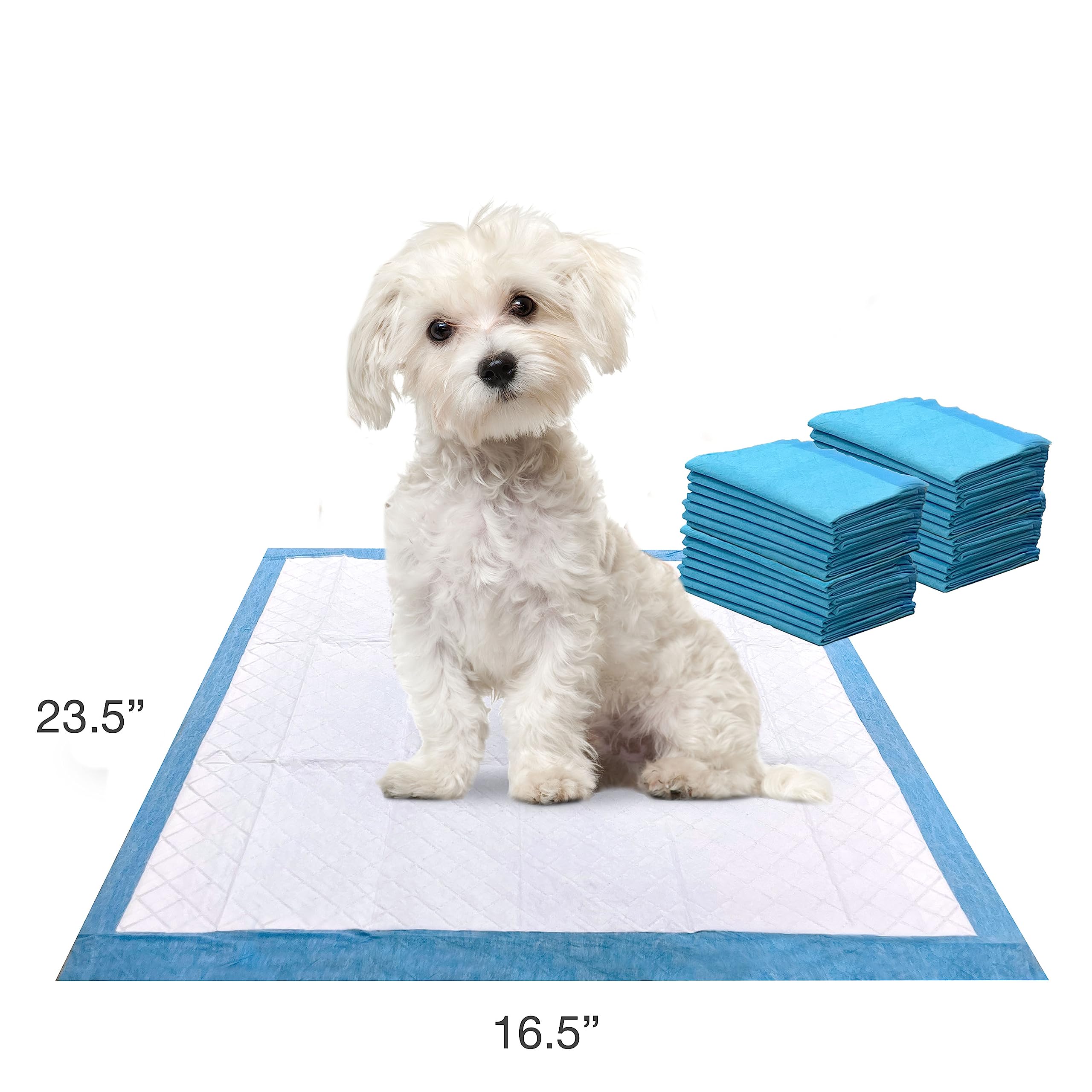 Wee-Wee pad bottom layer seals moisture for reliable protection