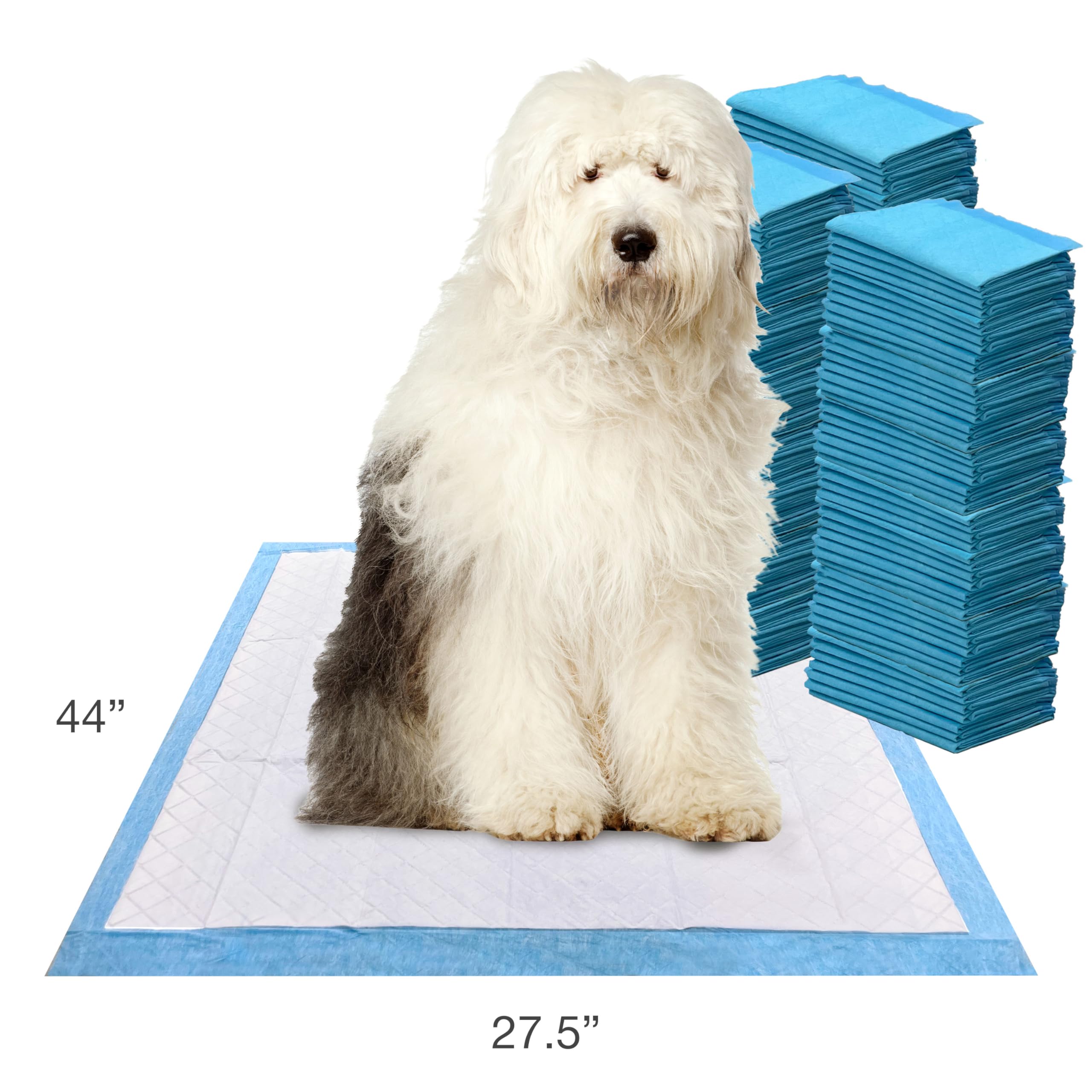 Four Paws Wee-Wee pad tear-resistant top layer minimizes wet paw tracking.