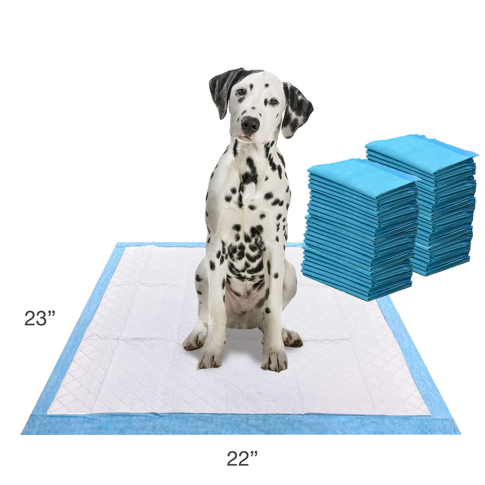 Four Paws Wee-Wee pad packaging illustrating compact packaging benefits.
