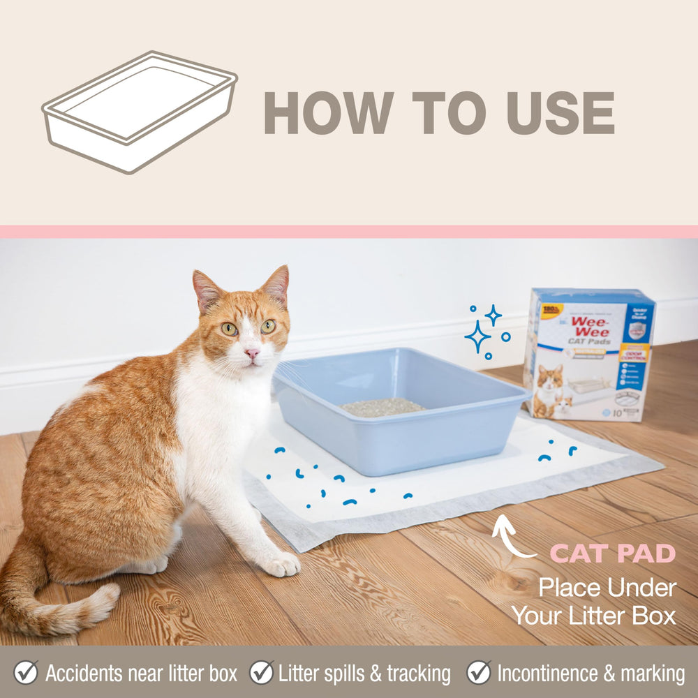 Four Paws Wee-Wee Pad odor-neutralizing-urine targets ammonia odors for freshness.