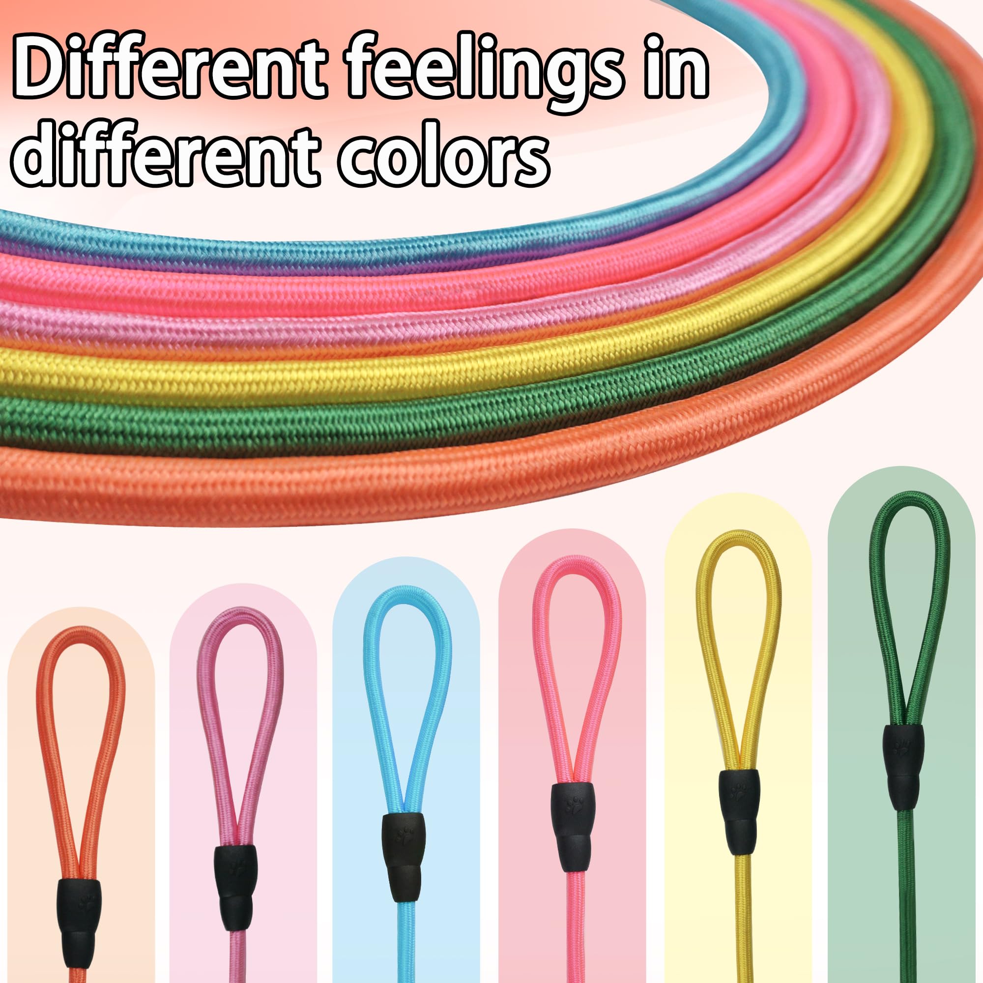 Vibrant pastel hues improve visibility for safer evening strolls.