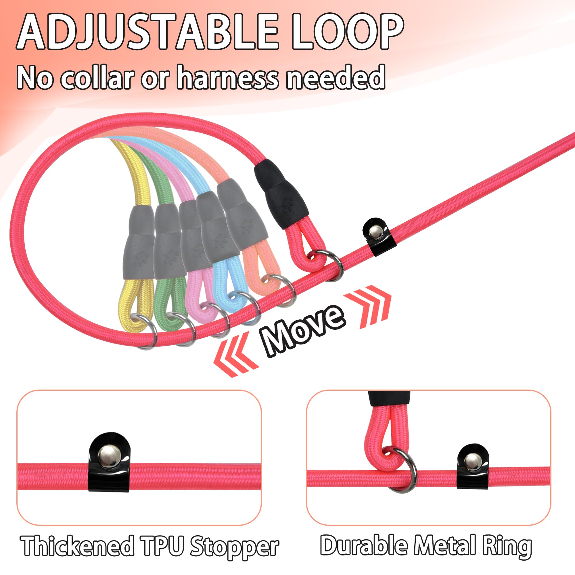 10mm high-density braided nylon blends softness with durability for comfortable wear.