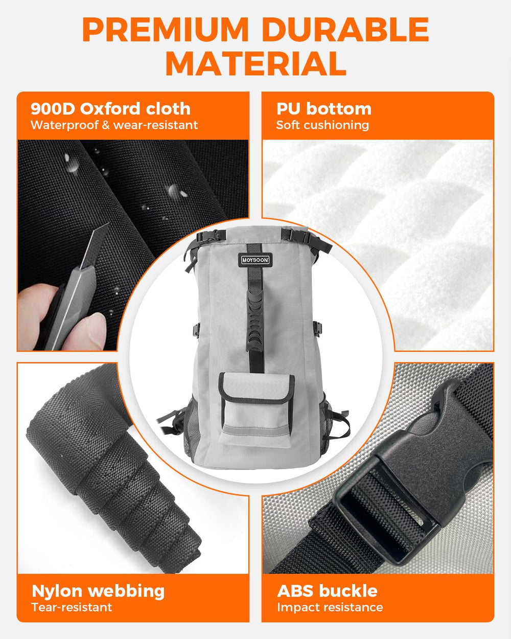 FoxFocus internal safety leash, reliable collar connection during trips.