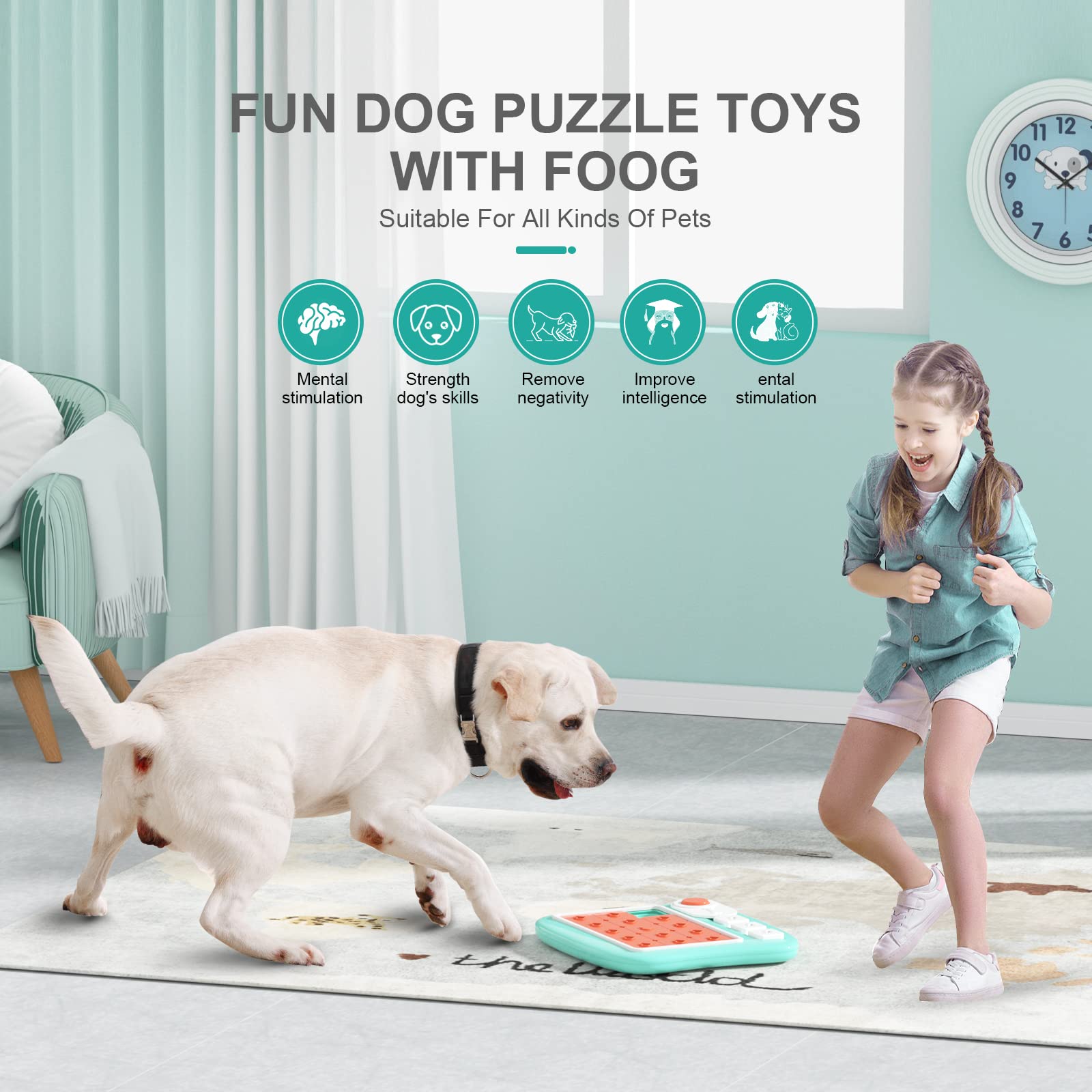FOXMM all-sizes dog toy suitable for large, medium, and small breeds