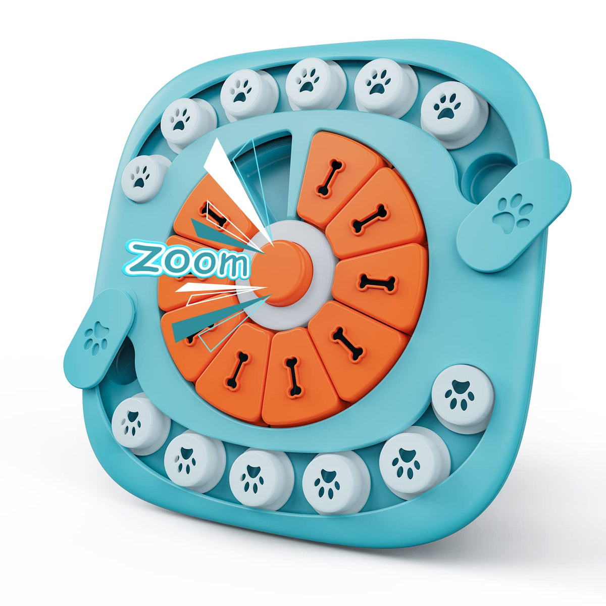 FOXMM dog puzzle toy cover view shows sturdy, durable design for extended play.