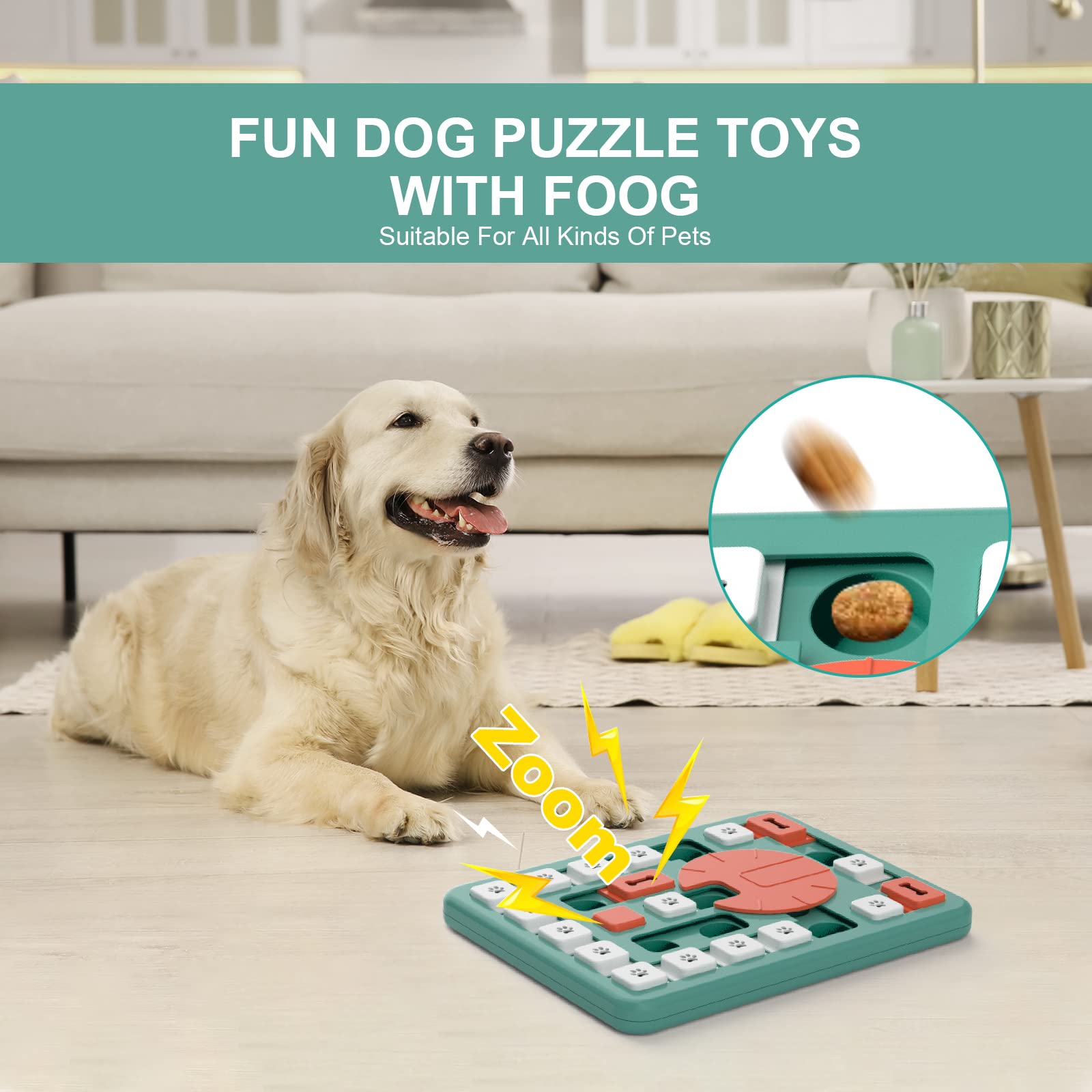 FOXMM puzzle toy supporting problem solving during training sessions