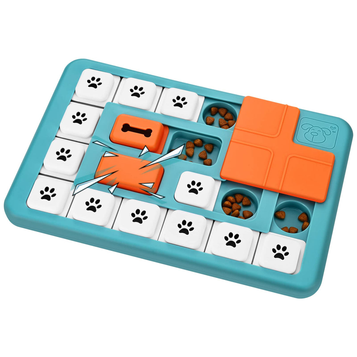 FOXMM level-3 dog puzzle toy enhances mental challenge during play