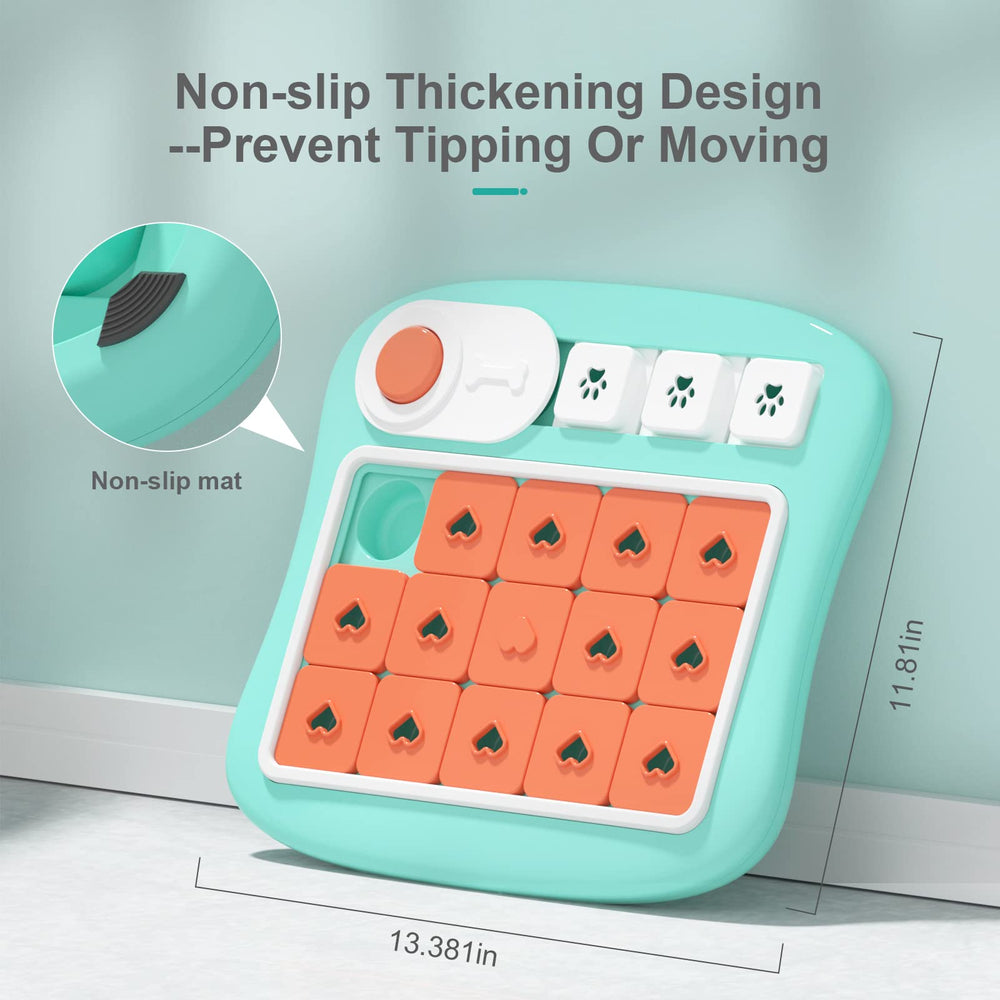 FOXMM non-slip base keeps the toy steady on the floor during chewing