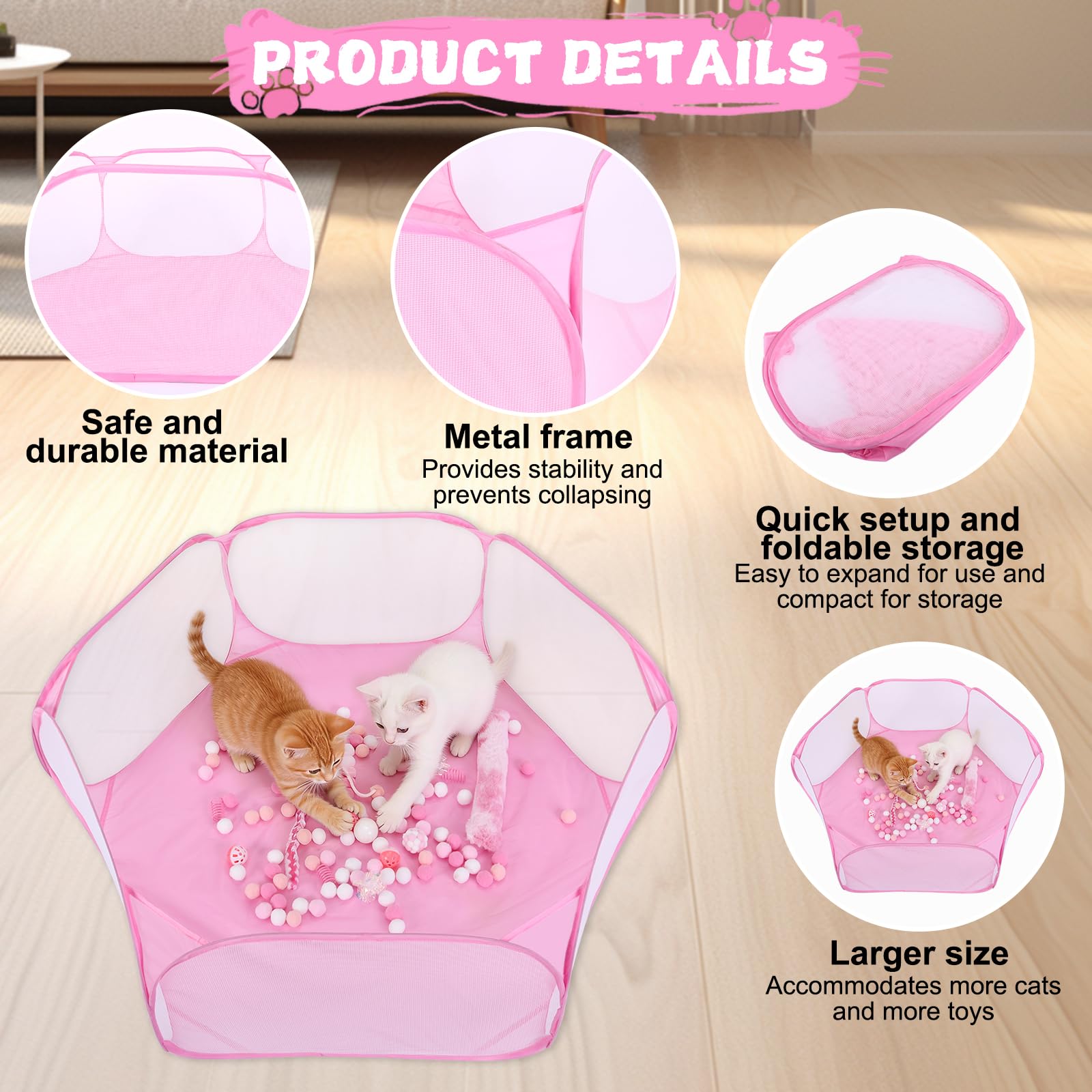 Foxtell jingle ball toy adds audible interest to your cat's playtime.