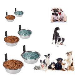 FOYO bowls hold up to 12 ounces each for small pets.