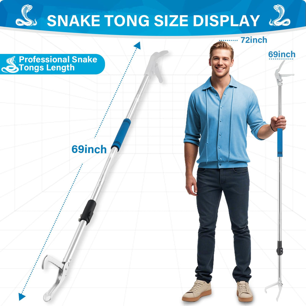 Frebuta grabber with wide jaws for safe, controlled snake capture.